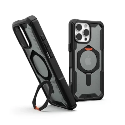 Abbildung von Apple iPhone 16 Pro Max Hülle MagSafe Kunststoff UAG Hard Case/Backcover Handyhülle Schwarz Shockproof/Stoßfest