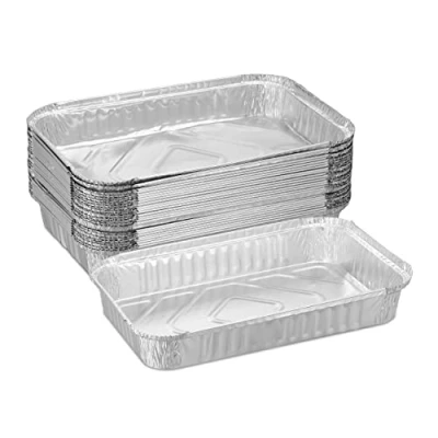 Abbildung von relaxdays Grillschale Aluschalen Grill 25er Set, Aluminium