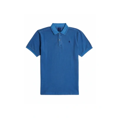 Abbildung von G STAR Dunda Overdyed Poloshirt, Herren, Größe: Medium, Pilot gd