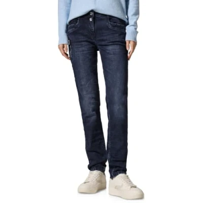 Abbildung von Cecil Jeans Slim Fit, Damen, Größe: 26x30, Blau