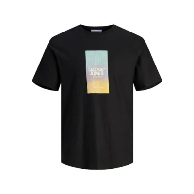 Abbildung von JACK&amp;JONES Herren JORARUBA Sunset Branding Tee SS C.N T Shirt, Black, L