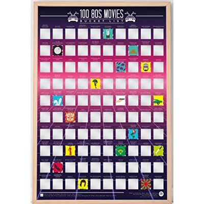 Abbildung von Gift Republic 80s Movies 100 Bucket List Rubbelposter 42 x 60 cm