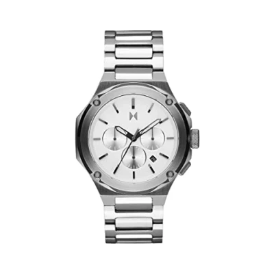 Abbildung von MVMT Chronograph Quarz Uhr für Herren mit Silbernes Edelstahlarmband 28000225 D