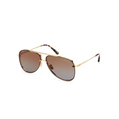 Abbildung von Tom Ford Sonnenbrille Shiny deep goldcoloured, Herren, Größe: 62, gold coloured