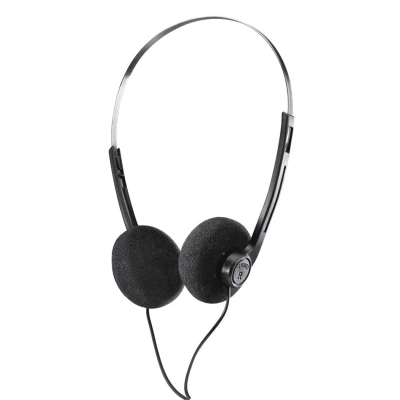Abbildung von Hama Slight Computer On Ear Kopfhörer kabelgebunden Stereo Schwarz/Si