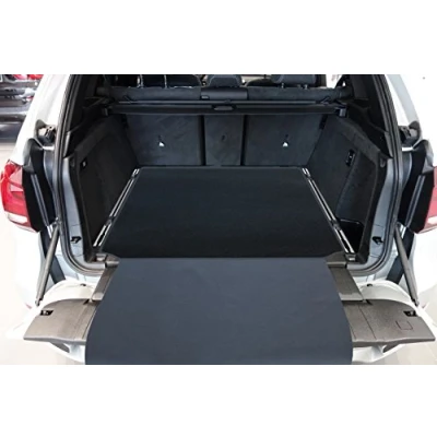 Abbildung von tuning art Kofferraummatte 2908 mit Ladekantenschutz passgenau für BMW X5 F15 2013 2018