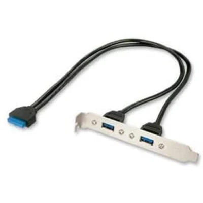 Abbildung von Lindy Slotblech USB 3.0 Adapter 2xUSB Typ A an 20 pol.