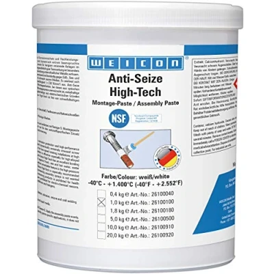 Abbildung von WEICON Anti Seize High Tech Montagepaste 1,0kg Schutz gegen Korrosion metallfrei