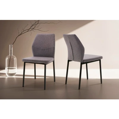 Abbildung von Home affaire Esszimmerstuhl &quot;Lumos&quot;, (Set), 4 St., Webstoff, Webstoff in vielen Farben erhältlich mit stabilem Metalluntergestell