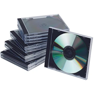 Abbildung von Q Connect KF02209 Edv Zubehöre CD Hülle Jewel Case schwarz/transparent