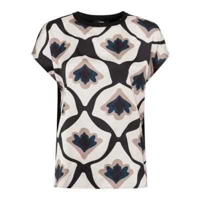 Abbildung von zero Tshirt print, Damen, Größe: 44, Blackcream