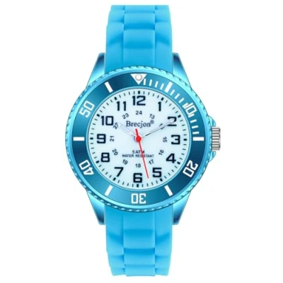Abbildung von Brecjon Quarzuhr Kinder Armbanduhr glow in the dark 5ATM Silikon, kostenloser Versand