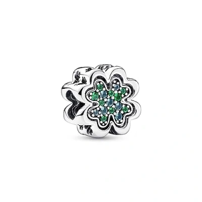 Abbildung von Pandora Splittable FOUR LEAF Clover Charm, Damen, Größe: One Size, Sterling silver
