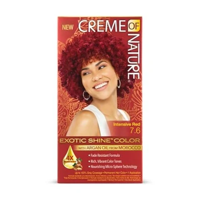 Abbildung von Creme Of Nature Hair Color Haarfarbe Exotic Shine Intensive Red 7.6