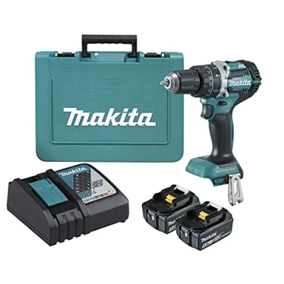Abbildung von Makita Akku Schlagbohrschrauber DHP484RTE 2x5.0Ah/18V (DHP484RTE)