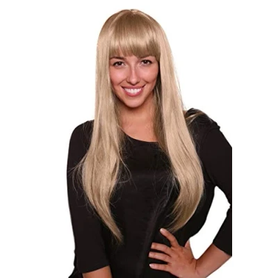 Abbildung von WIG ME UP 3113 24 Perücke Eisprinzessin blond,lang und auffällig,Pony femme fatal