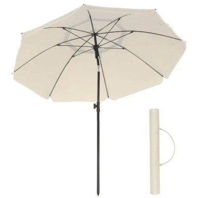 Abbildung von SONGMICS Sonnenschirm, ∅160cm,UPF 50+,mit Tragetasche,ohne Ständer