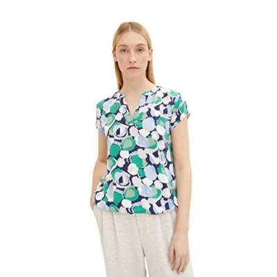 Abbildung von TOM Tailor Bluse, Damen, Größe: 38, Green flower design