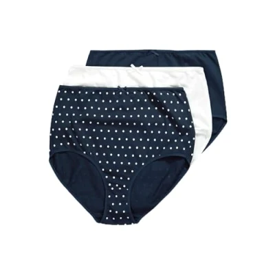 Abbildung von Ulla Popken 3 PACK Slip, Damen, Größe: 42/44, Night blue