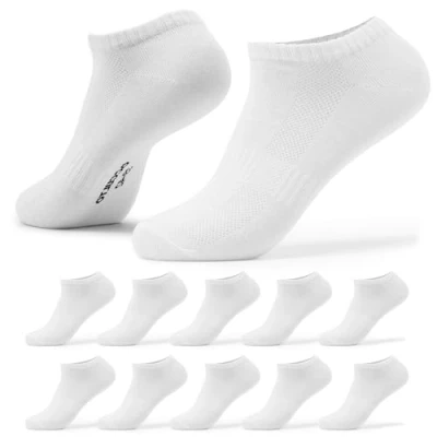 Abbildung von Occulto 10 PACK Sneaker Socken, Damen, Größe: 35 38, White