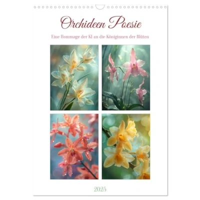 Abbildung von Orchideen Poesie (Wandkalender 2025 DIN A3 hoch), CALVENDO Monatskalender