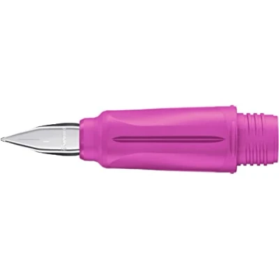 Abbildung von Griffstück für Schulfüller STABILO EASYbuddy FRESH in pink/hellblau mit Linkshänder Feder L