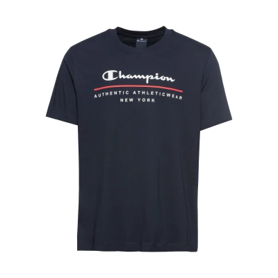 Abbildung von Champion Crewneck Graphic SHOP Authentic Tshirt print, Herren, Größe: 36, Dark blue