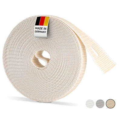 Abbildung von BAUHELD 6m Rollladengurt (14mm 20mm 23mm, [Made in Germany] Rolladengurt an Fenster &amp; Türen geeignet), Gurtband für Rolladen Gurtwickler, Abdeckplatte, Abdeckung
