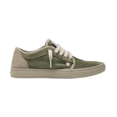 Abbildung von Satorisan Heisei Suede Casual Sneaker Herren und Damen Vintage Leder Sportschuhe Farbe Rush Green Größe 43