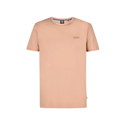Abbildung von Petrol Industries T Shirt mit Logo Driftpoint Braun L