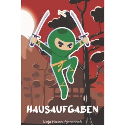 Abbildung von Ninja Hausaufgabenheft: Tolles Hausaufgabenheft für die Schultüte zur Einschulung als Geschenkidee das Schulkind