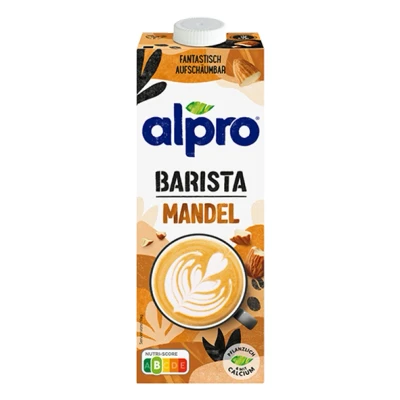 Abbildung von Alpro Barista Mandel, 1 Liter, von FROG.coffee