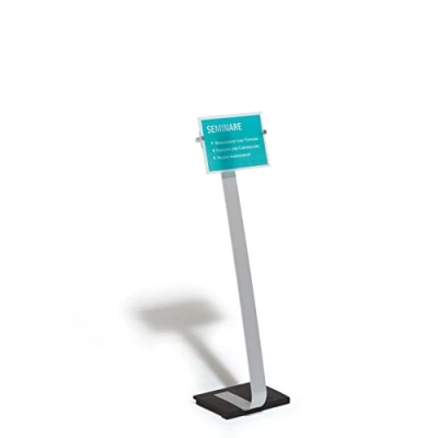 Abbildung von Durable Präsentationsständer Crystal Sign Stand A4, für Hoch und Querformat, 481823