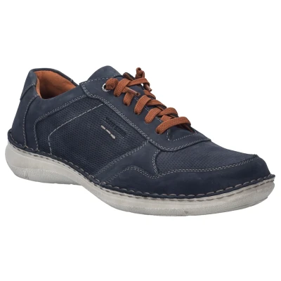 Abbildung von Josef Seibel NEW Anvers Sportlicher Schnürer, Herren, Größe: 44, Indigo Schuhe