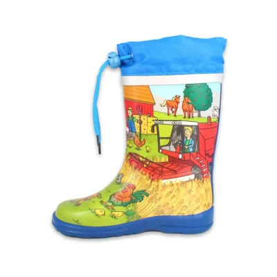 Abbildung von Beck Bauernhof Gummistiefel für Kinder, Größe: 21, Multicolor Schuhe
