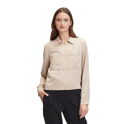 Abbildung von Betty &amp; Co Casuallangarm Leichte Jacke, Damen, Größe: 38, Hellbraun
