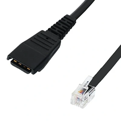 Abbildung von Jabra QD Cable End Piece on RJ10 (Siemens 0.5 m Smooth)