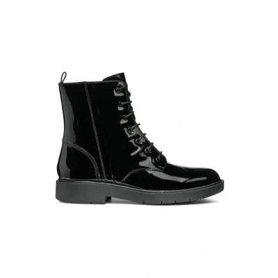 Abbildung von Geox Spherica Schnürstiefelette, Damen, Größe: 37, Black Schuhe