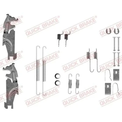 Abbildung von QUICK BRAKE 105 0847S Zubehörsatz, Bremsbacken KIA: Picanto I