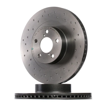 Abbildung von BREMBO XTRA LINE 09.A921.1X Bremsscheibe 293 24 5 gelocht/innenbel. beschichtet hochgekohlt SUBARU: Impreza II Limousine, Forester III, XV I