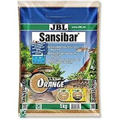 Abbildung von JBL Bodengrund Orange für Süß und Meerwasser Aquarien, Sansibar 5 kg, 67064