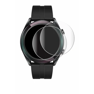 Abbildung von BROTECT 2 Stück Full Cover Schutzfolie für Huawei Watch GT Elegant (42 mm) Screen Displayschutz Folie [3D Curved, Kristall Klar]
