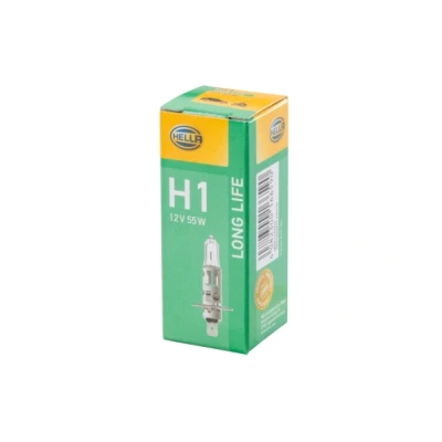 Abbildung von HELLA 8GH 002 089 351 Glühlampe, Fernscheinwerfer H1 12V 55W Halogen HONDA: Accord 7 Limousine, RENAULT: CLIO 3, FORD: Focus 2 Kombi
