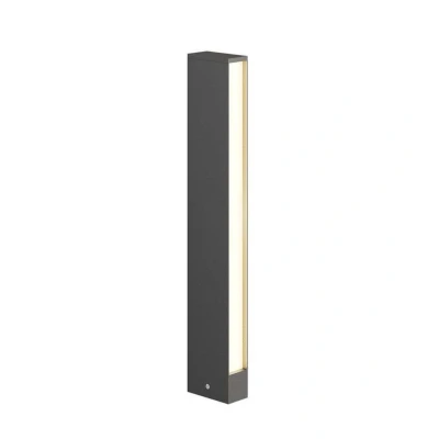 Abbildung von Lucande LED Wegeleuchte Lirka, 2 flammig, grau, Metall, 60cm