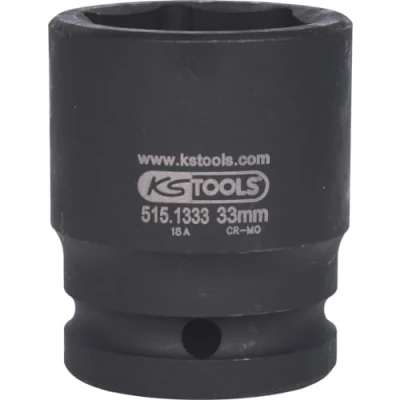 Abbildung von KS TOOLS 515.1333 Kraft Stecknuss 33,0 20 (3/4&quot;)mm (Zoll) Sechskant