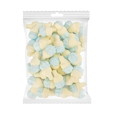 Abbildung von Candy Bar Marshmallow Eishörnchen blau sauer 750g ca. 47 Stück pro Beutel Marshmallows für Hochzeit Babyshowerparty Deko Saure Sommer Süßigkeiten