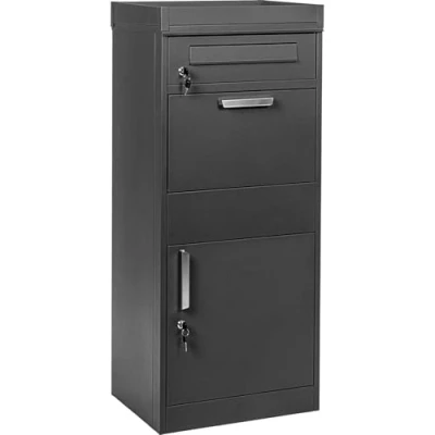 Abbildung von STILISTA Paketbriefkasten Standbriefkasten Briefkasten Paketfach mit/ohne Pflanzdach, aus pulverbeschichtetem Metall, Modellauswahl