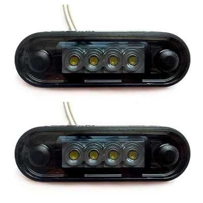 Abbildung von MelTruck® 2x LED Begrenzungsleuchte Umrissleuchte Dunkles E9 für LKW PKW Anhänger EMV