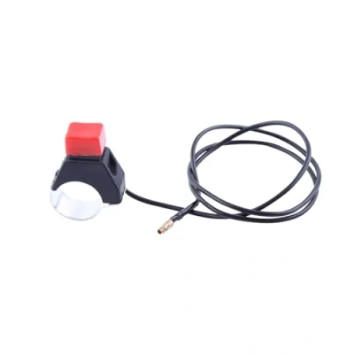 Abbildung von Motorrad Killschalter, Dirt Bike 22mm Lenker Killswitch Mini Motos Momentaner Flameout/Zündschalter Killschalter Knopf für 49cc Moto Quad, Bikes, Race