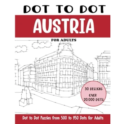 Abbildung von Dot to Austria for Adults: Connect the Dots Book Adults (Over 20000 dots) (Dot Books Adults)